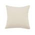 18" Orange and Off White Throw Pillow