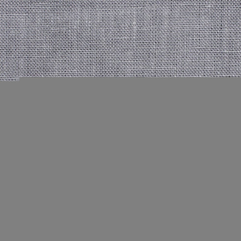 20" X 20" Slate Gray Linen Striped Zippered Pillow
