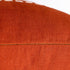 20" X 20" Rust Linen Striped Zippered Pillow