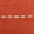 20" X 20" Rust Linen Striped Zippered Pillow