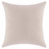 20" X 20" Blue And White 100% Cotton Geometric Zippered Pillow