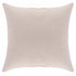 20" X 20" Rust And Off-White 100% Cotton Geometric Zippered Pillow
