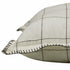 20" X 20" Ivory And Black Linen Geometric Zippered Pillow