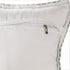 20" X 20" Light Blue And Ivory Polyester Plaid Zippered Pillow