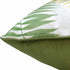 20" X 20" Green And Yellow Polyester Floral Zippered Pillow