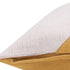 24" X 24" Yellow And Ivory 100% Cotton Abstract Zippered Pillow