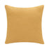 24" X 24" Yellow And Ivory 100% Cotton Abstract Zippered Pillow