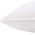 20" X 20" Ivory 100% Cotton Zippered Pillow