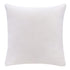 20" X 20" Ivory 100% Cotton Zippered Pillow