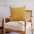 20" Yellow Throw Pillow
