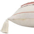 20" X 20" 100% Cotton Striped Zippered Pillow