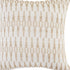 20" X 20" Tan And Beige Jute Zippered Pillow