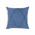 26" X 26" Cobalt Blue 100% Cotton Zippered Pillow