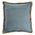 20" Turquoise And Tan Cotton Color Block Throw Pillow