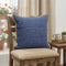20" Blue and Beige Throw Pillow