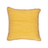 20" Yellow and Beige Throw Pillow