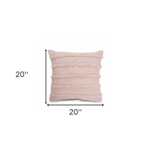 20" Pearl Cotton Throw Pillow