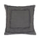 20" Gray Cotton Throw Pillow