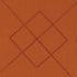 20" Orange And Dark Orange Diamond Cotton Throw Pillow