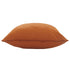 20" Orange And Dark Orange Diamond Cotton Throw Pillow