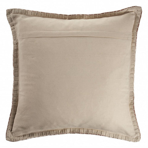 24" Terra Cotta Throw Pillow