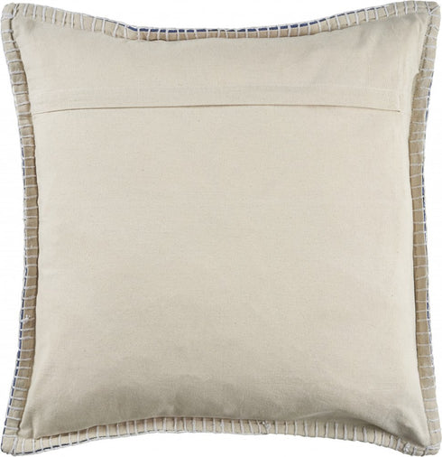 24" Blue Throw Pillow