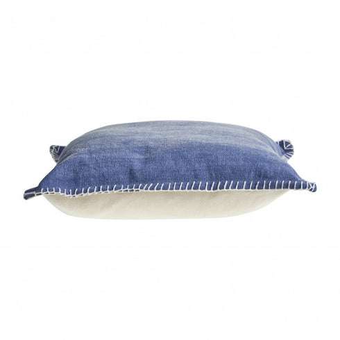 24" Blue Throw Pillow
