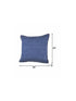 24" Blue Throw Pillow