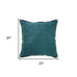 20" X 20" Emerald Green 100% Cotton Zippered Pillow