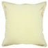 20" Light Yellow Cotton Throw Pillow