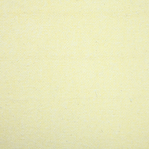 20" Light Yellow Cotton Throw Pillow
