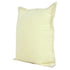 20" Light Yellow Cotton Throw Pillow