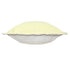 20" Light Yellow Cotton Throw Pillow