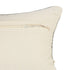 20" X 20" Black And Off-White 100% Cotton Geometric Zippered Pillow