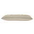 14" X 36" Beige And Gray Cotton Chevron Throw Pillow