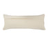 14" X 36" Beige And Gray Cotton Chevron Throw Pillow
