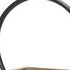 13" Natural Distressed Wood And Glass Centerpiece Lantern Candle Holder