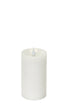 Set of Two White Flameless Pillar Candle
