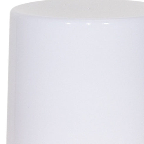 Set of Two White Flameless Pillar Candle