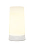 Set of Two White Flameless Pillar Candles