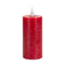 5" Red Flameless Pillar Candle