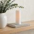 8" White Flameless Designer Candle