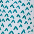 Set of Two Aqua Teal And White Ceramic 2 Ounce Chevron Round Distressed Pot Planters