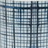 Set of Two White And Blue Ceramic Lattice 2 Ounce Round Pot Planters