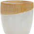 Brown 10 Ounce Round Pot Planter No additional pieces included