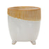 Brown 10 Ounce Round Pot Planter No additional pieces included