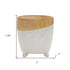 Brown 10 Ounce Round Pot Planter No additional pieces included