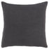 22" Charcoal Striped Cotton Throw Pillow