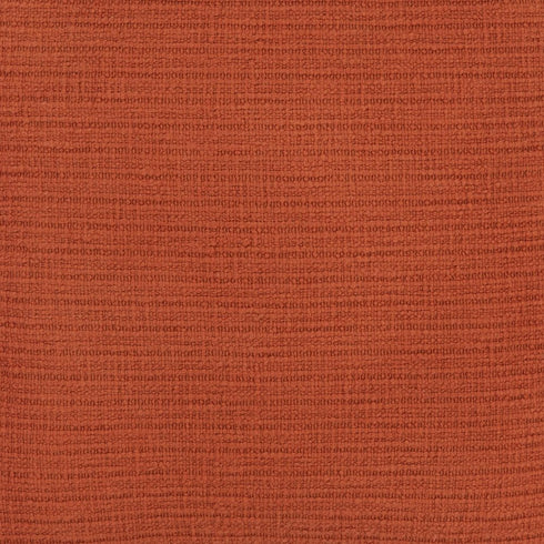 22" Orange Striped Cotton Throw Pillow