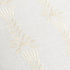 20" White Cotton Throw Pillow With Embroidery
